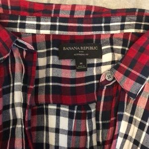 Banana republic button down flannel
